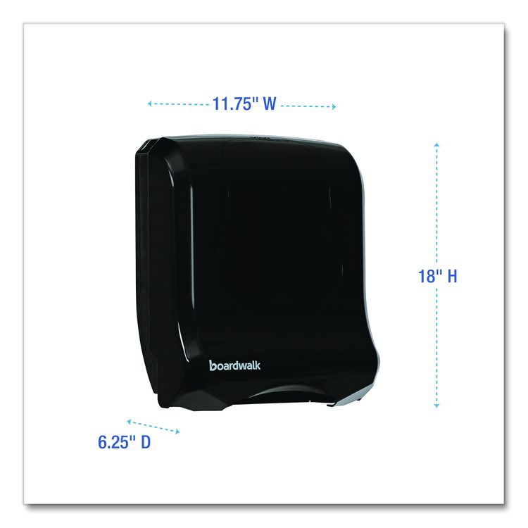 Ultrafold Multifold/C-Fold Towel Dispenser, 11.75 x 6.25 x 18, Black Pearl