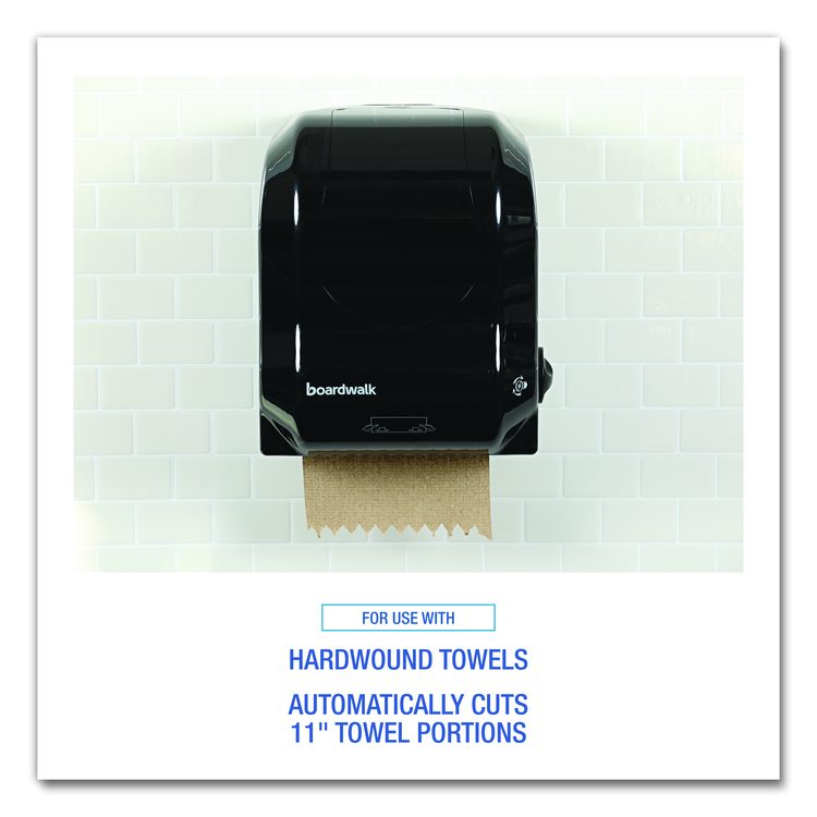 Hands Free Mechanical Towel Dispenser, 13.25 x 10.25 x 16.25, Black