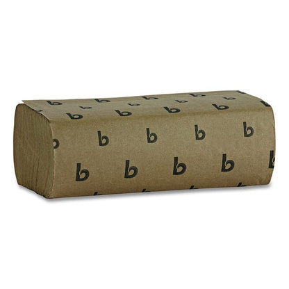 Multifold Paper Towels, 1-Ply, 9 x 9.45, Natural, 250/Pack, 16 Packs/Carton
