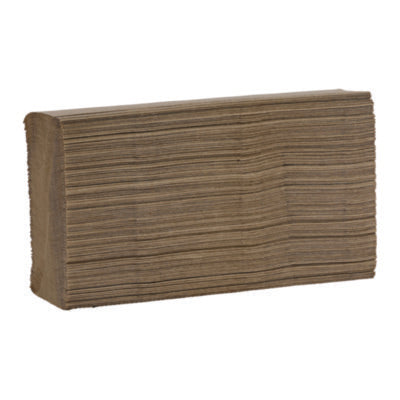 Boardwalk Brown Multifold Paper Towels - White, 1-Ply, 9 x 9.45, Natural, 250/Pack, 16 Packs/Carton, 70 Cartons/Pallet