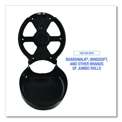 Single Jumbo Toilet Tissue Dispenser, 11 x 6.25 x 12.25, Black