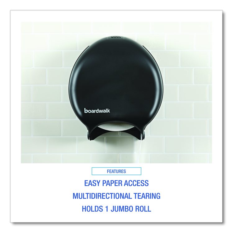 Single Jumbo Toilet Tissue Dispenser, 11 x 6.25 x 12.25, Black