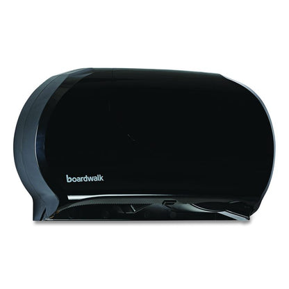 Jumbo Twin Toilet Tissue Dispenser, 20.25 x 6 x 12.25, Black