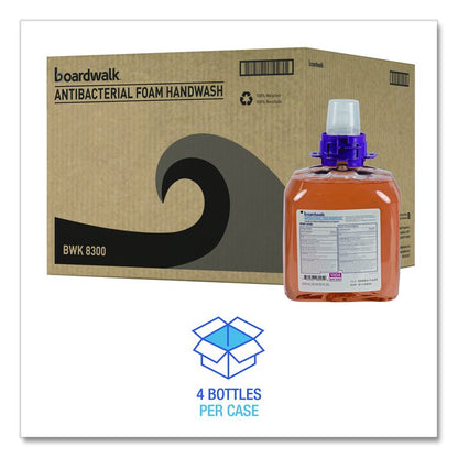 Foam Antibacterial Handwash, Fresh Fruit Scent, 1,250 mL Refill, 4/Carton