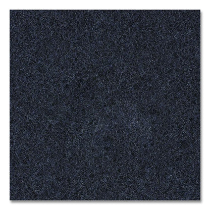 Stripping Floor Pads, 15" Diameter, Black, 5/Carton