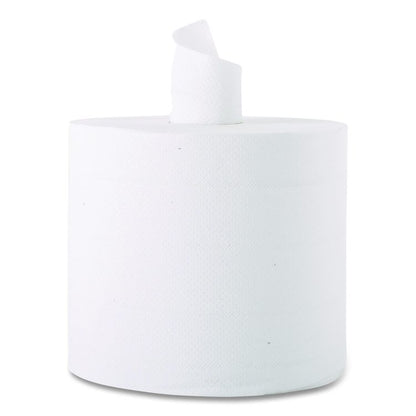 Center-Flow Perforated Paper Towel Roll, 7.3 x 15, White, 6 Rolls/Carton