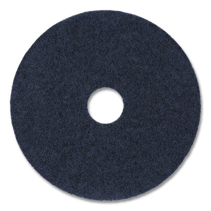Stripping Floor Pads, 21" Diameter, Black, 5/Carton