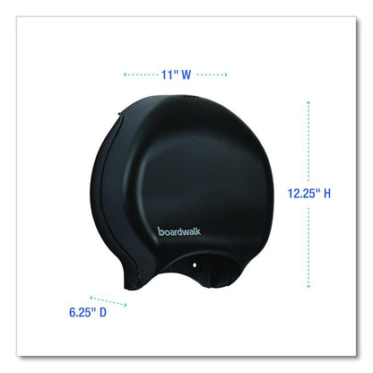 Single Jumbo Toilet Tissue Dispenser, 11 x 6.25 x 12.25, Black