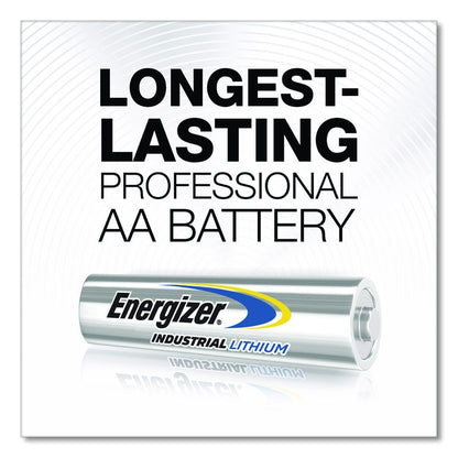 Industrial Lithium AA Battery, 1.5 V, 4/Pack
