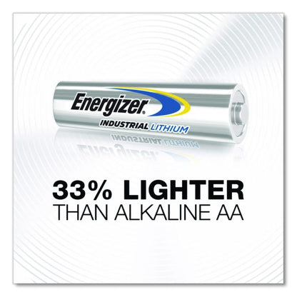 Industrial Lithium AA Battery, 1.5 V, 4/Pack