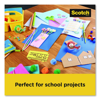 Office Essentials Kit, 7 Pads Assorted Super Sticky Notes, 1 Pack Flags, Roll Magic Tape, Roll Super-Hold Tape, 1 Scissors