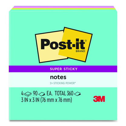 Office Essentials Kit, 7 Pads Assorted Super Sticky Notes, 1 Pack Flags, Roll Magic Tape, Roll Super-Hold Tape, 1 Scissors