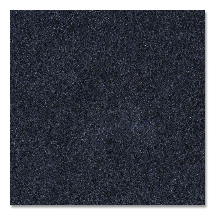 Stripping Floor Pads, 14" Diameter, Black, 5/Carton