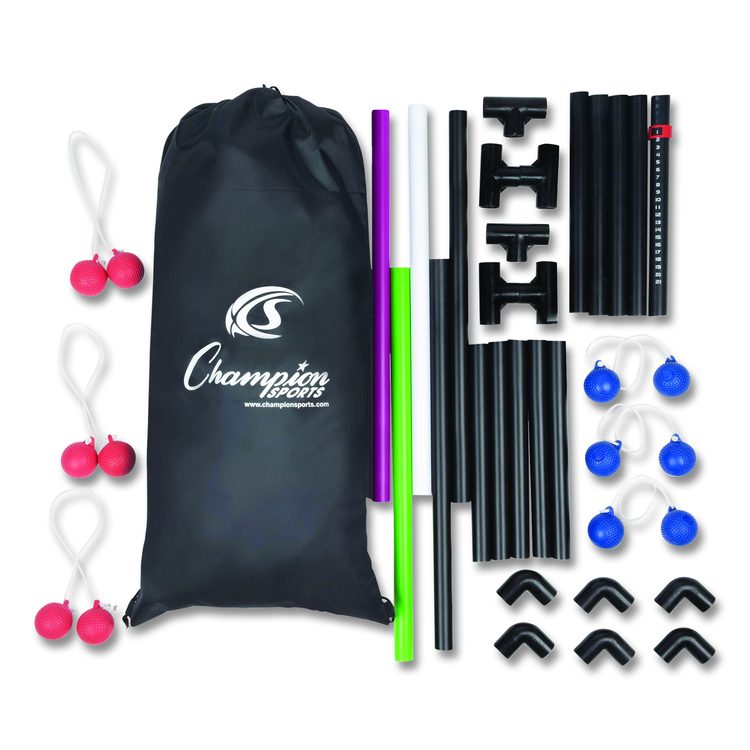 Ladder Ball Game Set, (2) 22" x 37.5" Ladders/(6) Bolas/Carry Bag