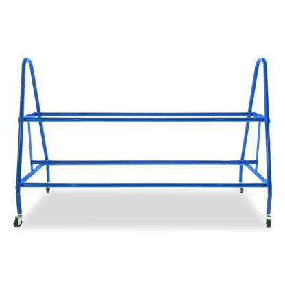 Heavy-Duty Deluxe Ball Cart, Metal, 132 lb Capacity, 17.5 x 59 x 35.75, Blue