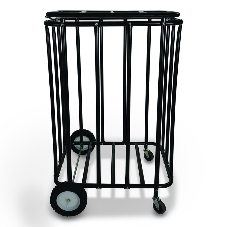 Compact Lockable Ball Locker, Metal, 176 lb Capacity, 22 x 28 x 43, Black