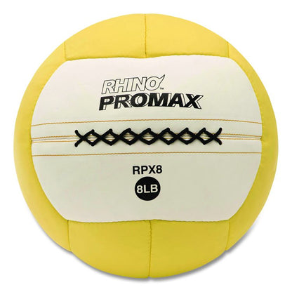 Rhino Promax Medicine Ball, 8 lb, Yellow