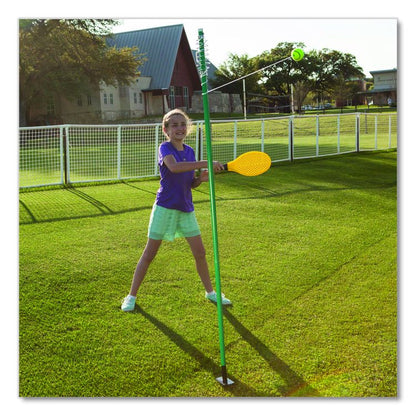 Tether Tennis Game Set, Two Paddles, Two Tennis Balls