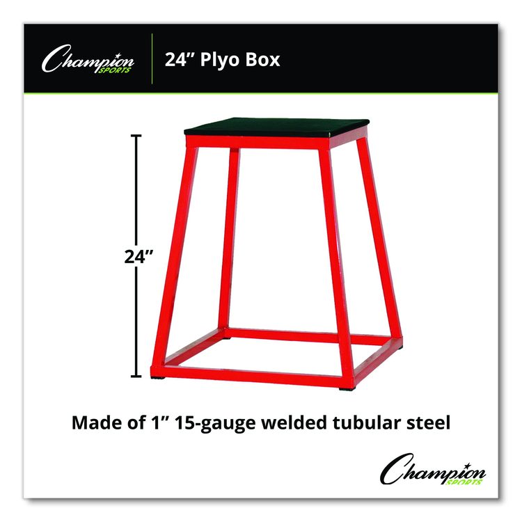 Plyo Box, 24" h, 21 x 21 Base
