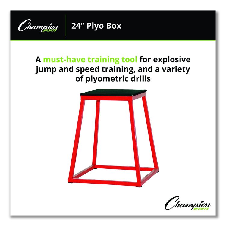 Plyo Box, 24" h, 21 x 21 Base