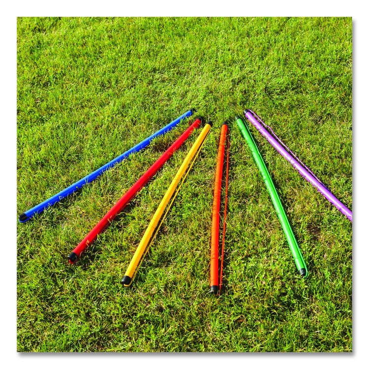 Jump Rope Baton Set, 32", Assorted Colors, 6 Batons/Set
