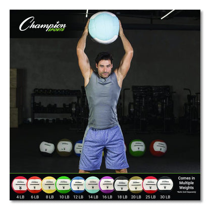 Rhino Promax Medicine Ball, 4 lb, Red