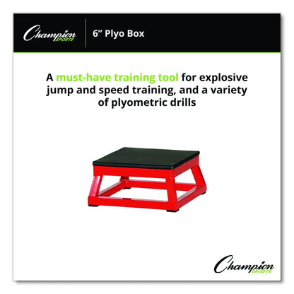 Plyo Box, 6" h, 13 x 13 Base