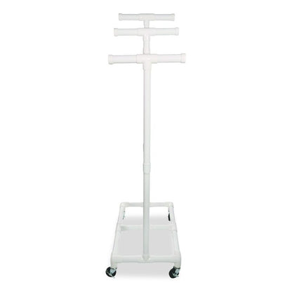 Jump Rope and Hoop Cart, Plastic, 19 x 28 x 69, White