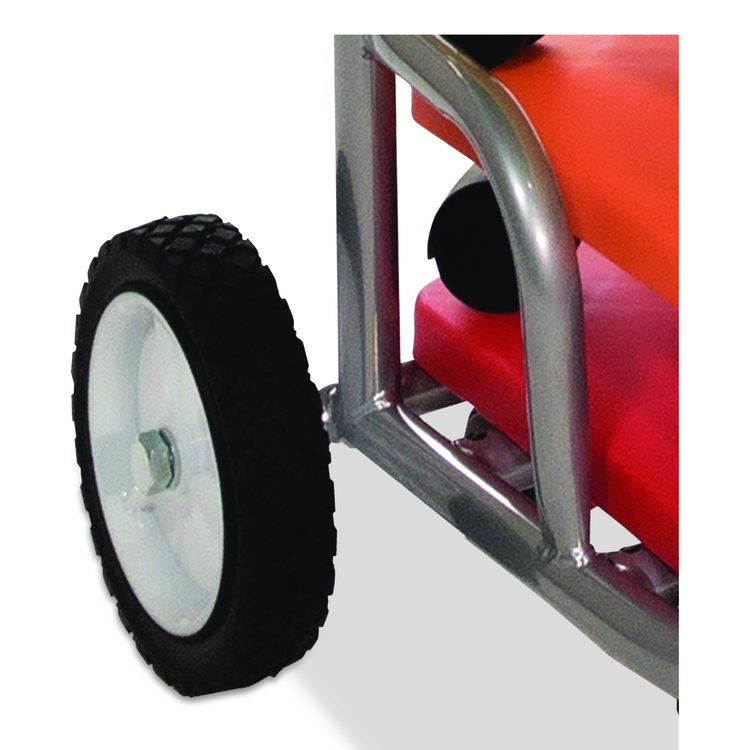 Scooter Storage Cart, Metal, 132 lb Capacity, 16 x 32 x 48, Silver
