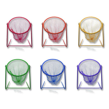 Multipurpose Target Net Set, 16" x 12.5", 15" Diameter, 6 Assorted Color Nets