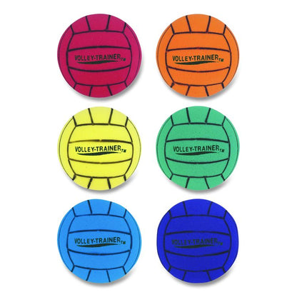Ultra Foam Volleyball Set, 8" Diameter, Assorted Colors, 6/Set
