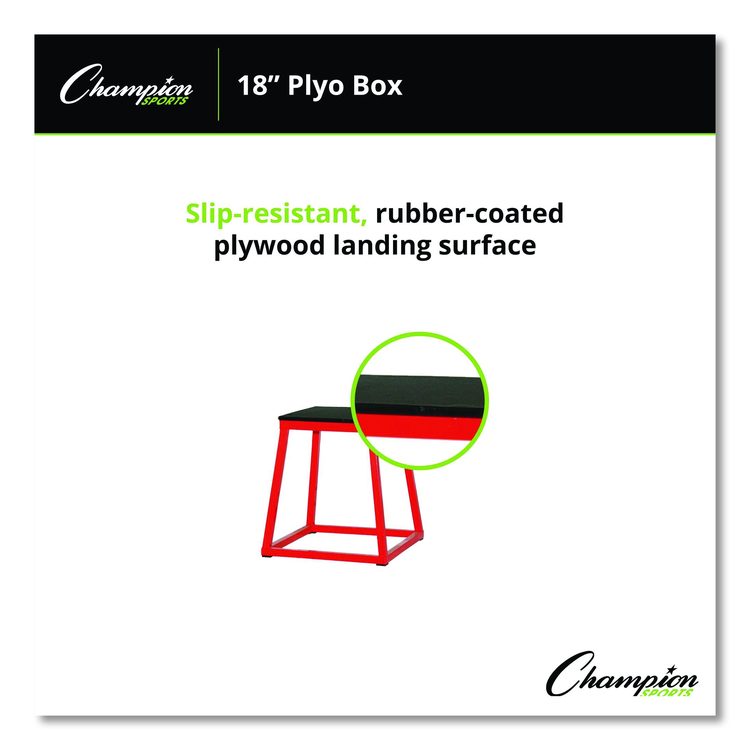 Plyo Box, 18" h, 18 x 18 Base