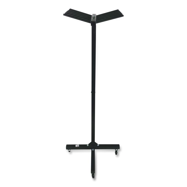Portable Jump Rope Metal Rack, 23" x 23" x 65", Black