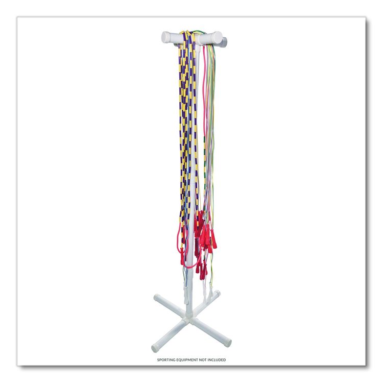 Jump Rope Storage Tree, 25.5" x 25.5" x 68.5", White