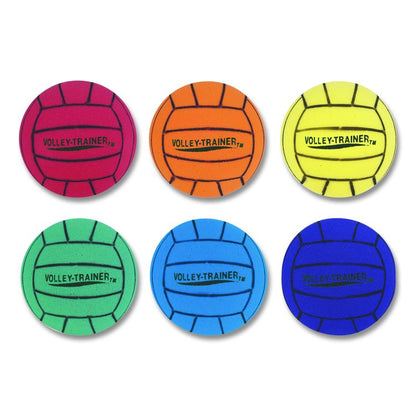 Ultra Foam Volleyball Set, 8" Diameter, Assorted Colors, 6/Set