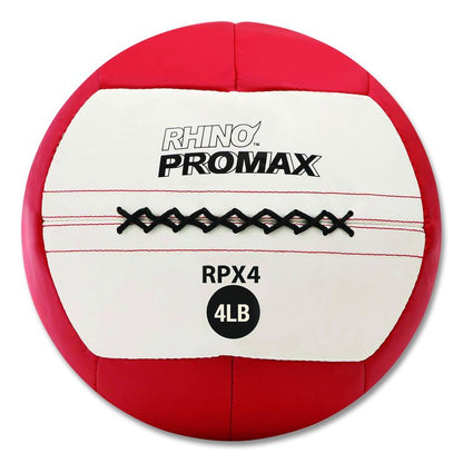 Rhino Promax Medicine Ball, 4 lb, Red