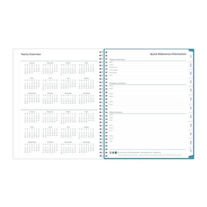 Teacher Dots CYO Cover Weekly/Monthly Lesson Planner, 9 Classes, Multicolor Cover, 11 x 8.5, 12-Month (July-June), 2025-2026