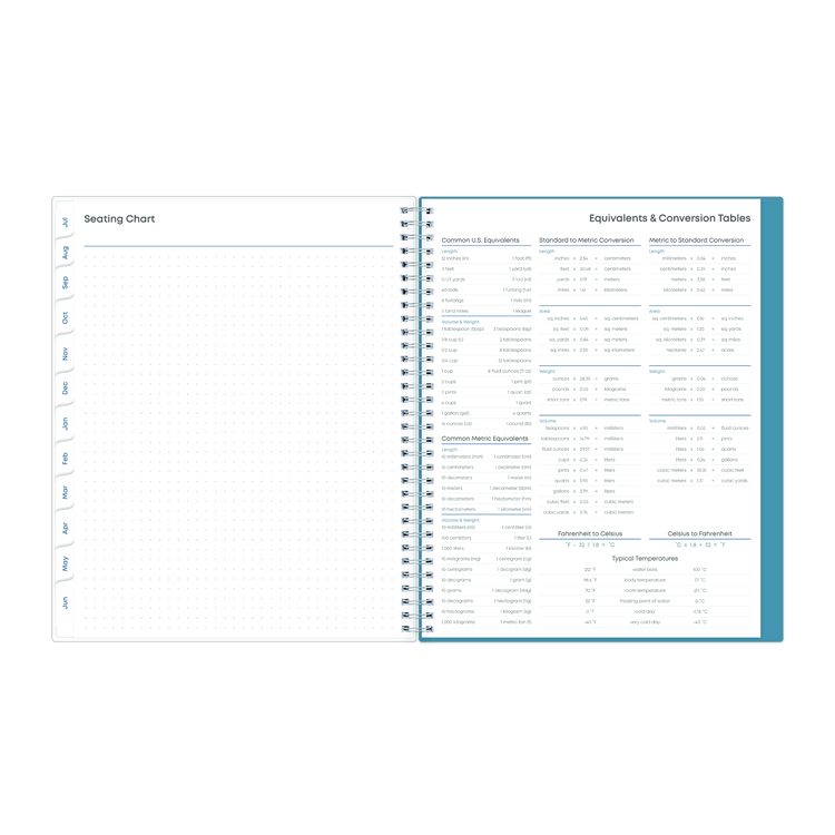 Teacher Dots CYO Cover Weekly/Monthly Lesson Planner, 9 Classes, Multicolor Cover, 11 x 8.5, 12-Month (July-June), 2025-2026