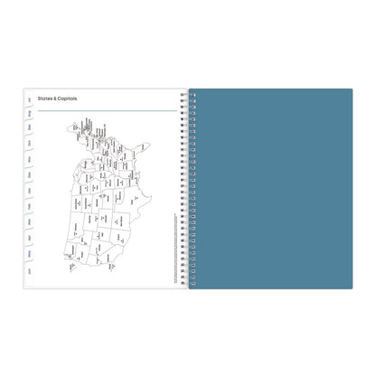 Teacher Dots CYO Cover Weekly/Monthly Lesson Planner, 9 Classes, Multicolor Cover, 11 x 8.5, 12-Month (July-June), 2025-2026
