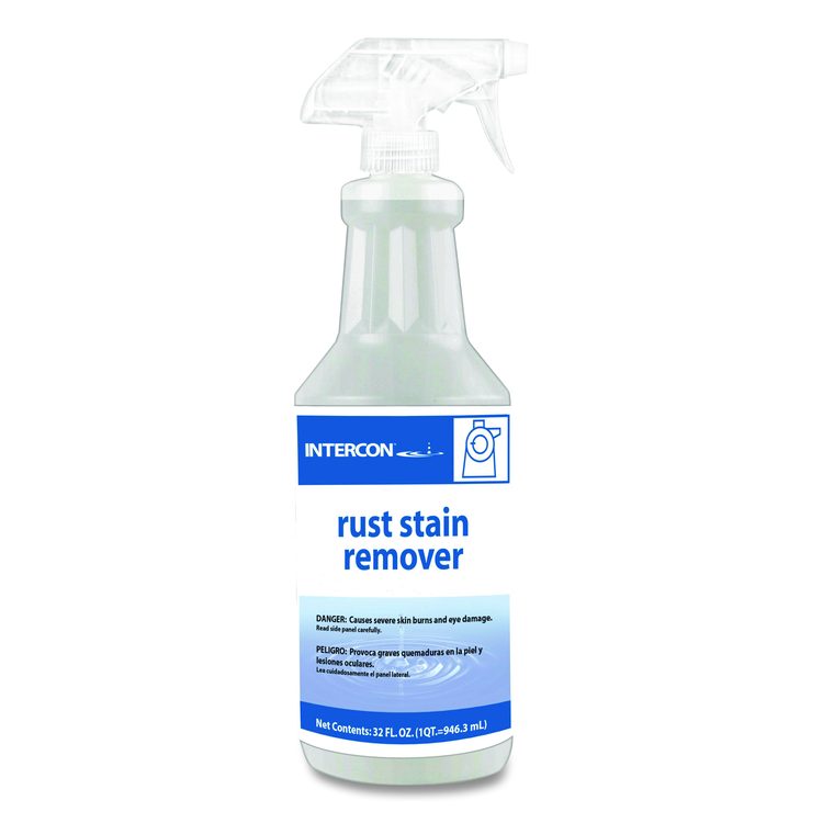 Rust Stain Remover, Unscented, 32 oz Spray Bottle, 6/Carton