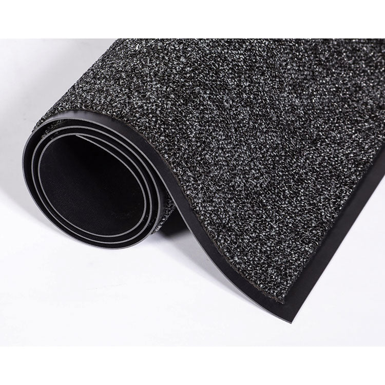 Fore-Runner Outdoor Scraper Mat, Gray Loop-Twist Ribbed Polypropylene Surface, 36" x 60"
