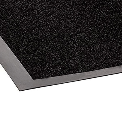 Jasper Indoor/Outdoor Scraper Mat, Black Cut Pile Nylon Surface, 48" x 72"