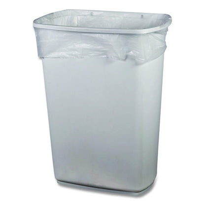 Linear Low-Density Can Liners, 16 gal, 0.5 mil, 24 x 32, Clear, 500/Carton