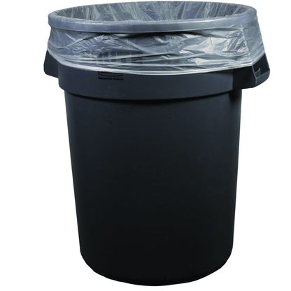 High-Density Waste Can Liners, 45 gal, 11 mic, 40" x 48", Natural, 250/Carton