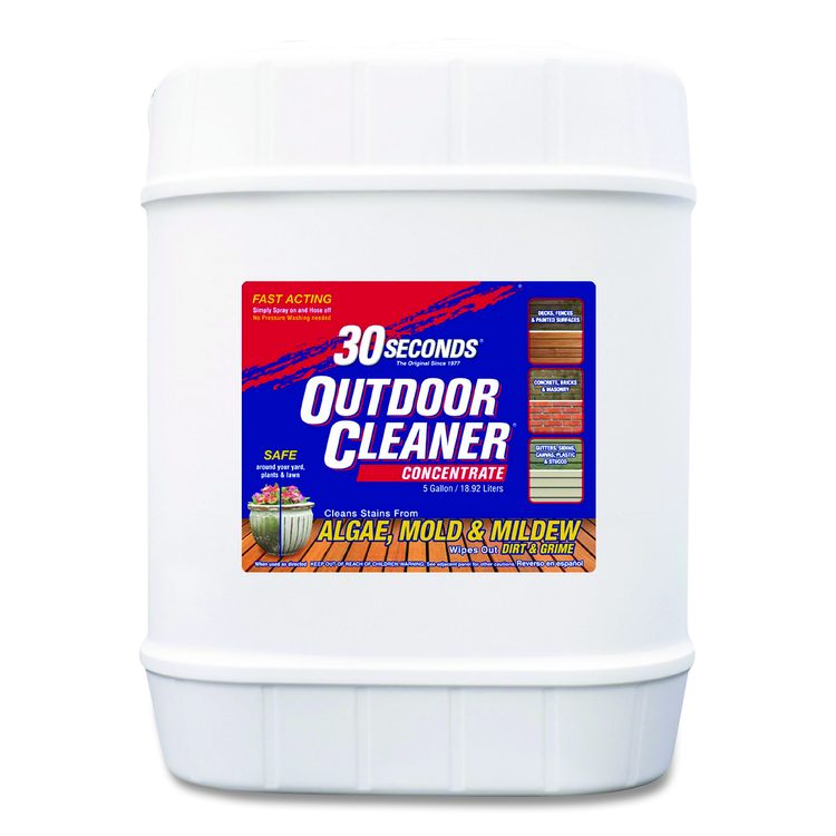 30 Second Outdoor Cleaner Concentrate, Clean Scent, 5 gal Container