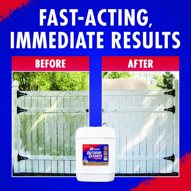 30 Second Outdoor Cleaner Concentrate, Clean Scent, 5 gal Container