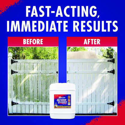 30 Second Outdoor Cleaner Concentrate, Clean Scent, 5 gal Container