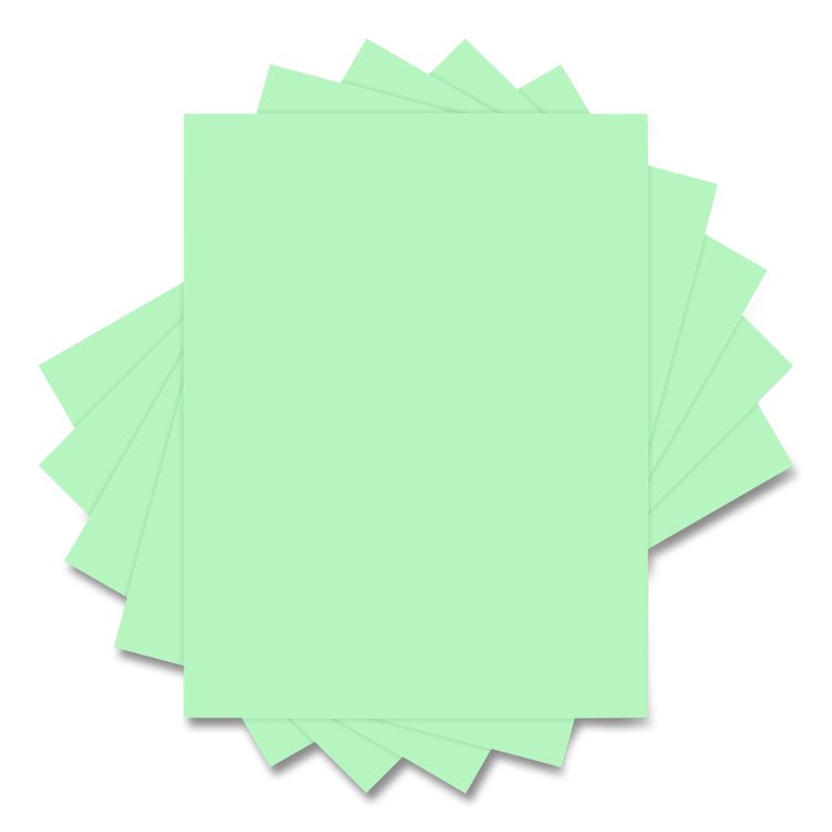 Deluxe Colored Paper, 20 lb Bond Weight, 8.5 x 11, Green, 500/Ream
