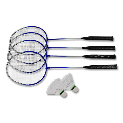 Deluxe Badminton Set, 20 ft Net with 4 Rackets, 2 Shuttlecocks