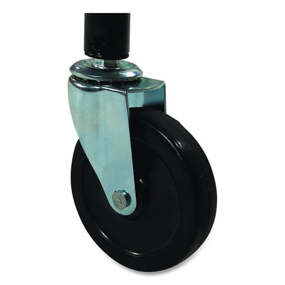 Double-Sided Lockable Ball Locker, Metal, 176 lb Capacity, 24 x 59 x 37, Black